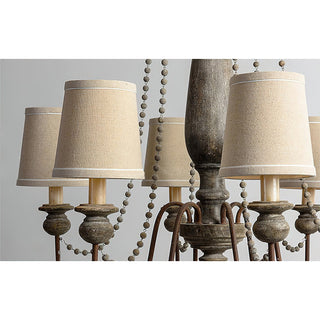 Arshaor Lustre Bois Métal Luxe Postmoderne Salon