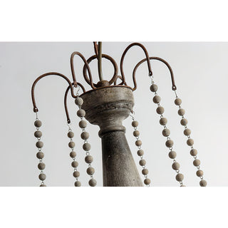 Arshaor Lustre Bois Métal Luxe Postmoderne Salon