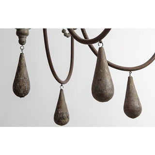 Arshaor Lustre Bois Métal Luxe Postmoderne Salon