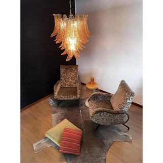 Ersoran Lustre Métal Verre Luxe Postmoderne
