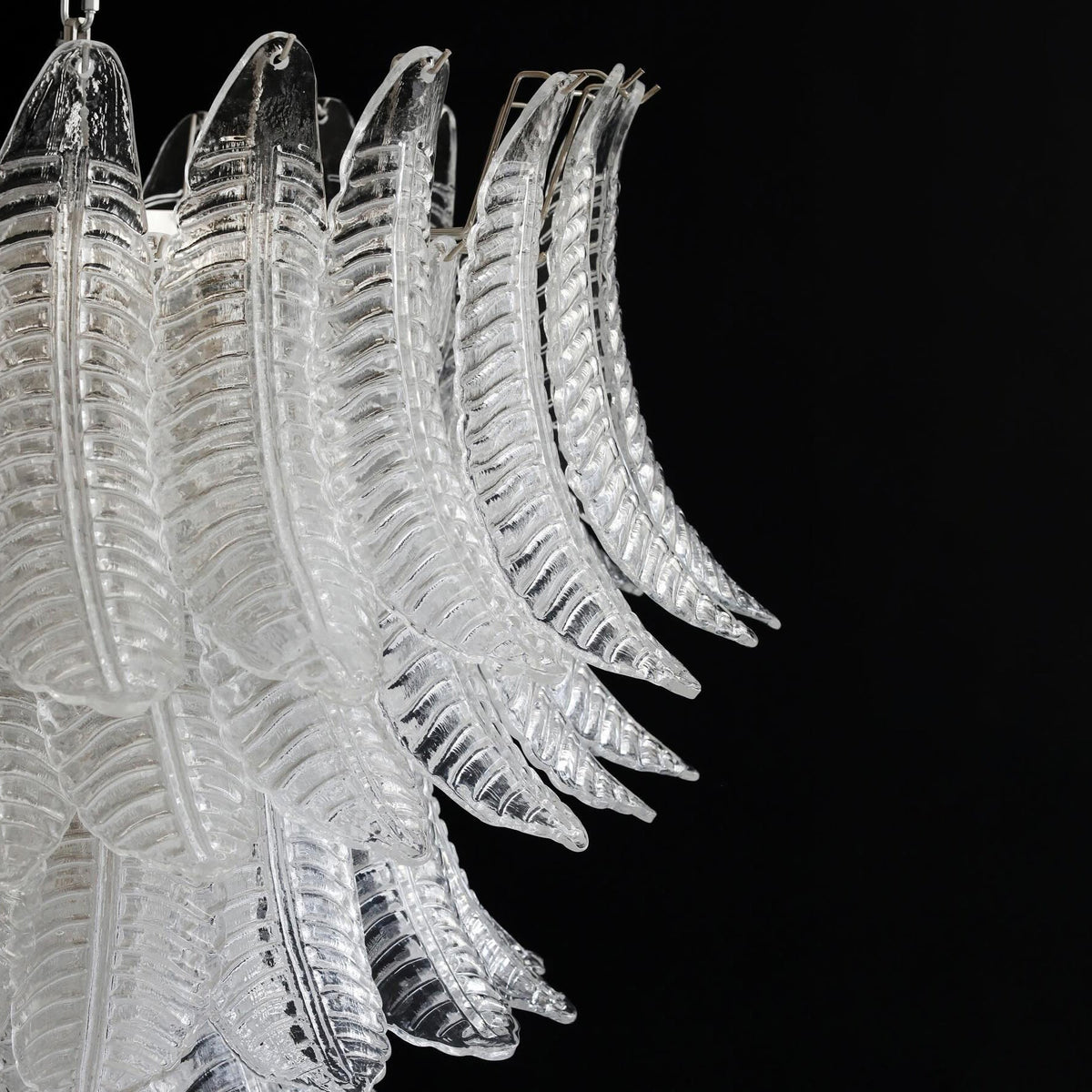 Ersoran Lustre Métal Verre Luxe Postmoderne