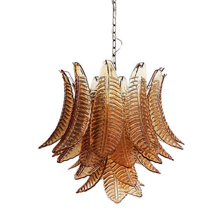 Ersoran Lustre Métal Verre Luxe Postmoderne