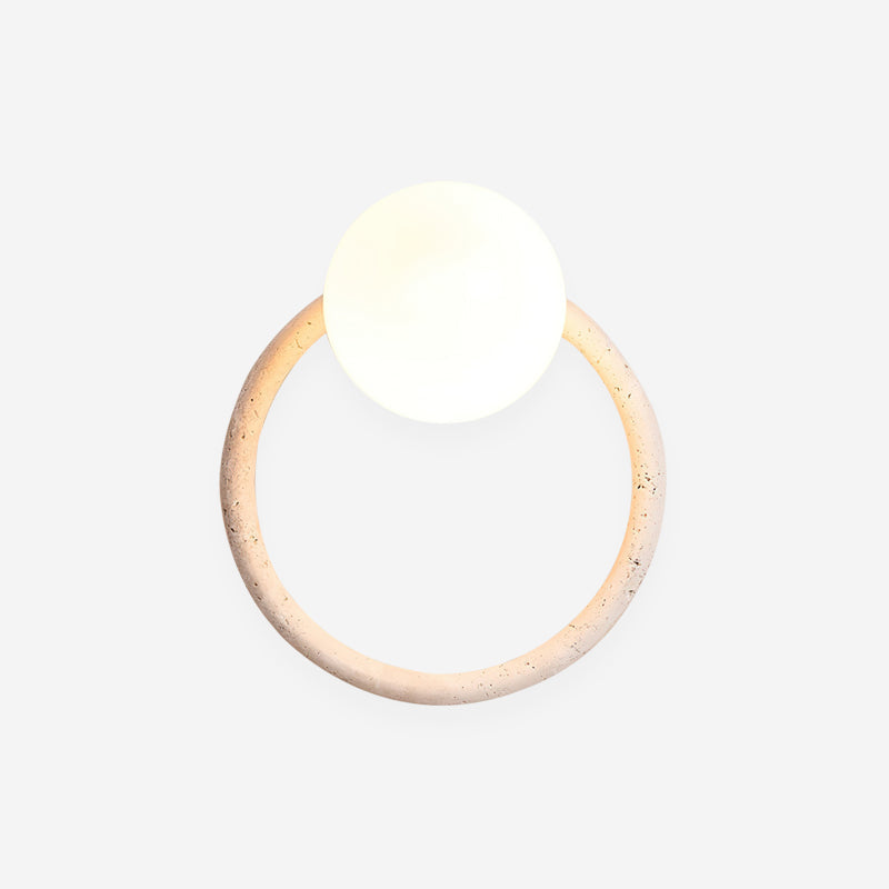 Geylo Travertine Wing Wall Light-Neutral Decor