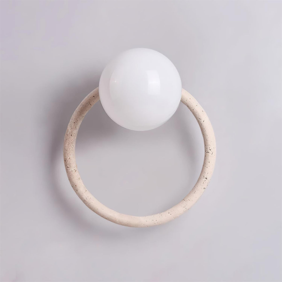 Geylo Travertine Wing Wall Light-Neutral Decor