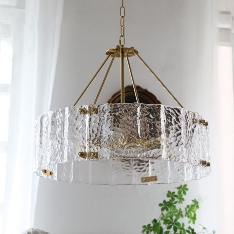 The large Fenoullet Chandelier (23.6") viewed from below.