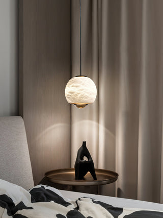 Zephaan Suspension Laiton Albâtre Moderne Minimaliste