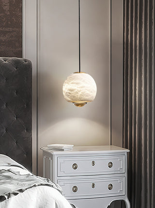 Zephaan Suspension Laiton Albâtre Moderne Minimaliste