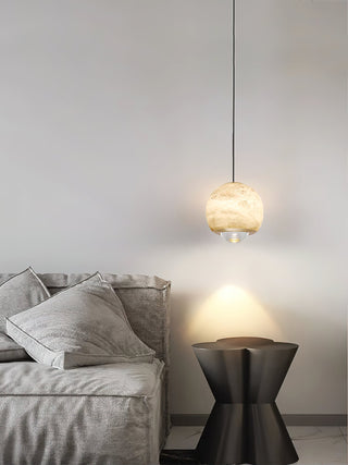 Zephaan Suspension Laiton Albâtre Moderne Minimaliste
