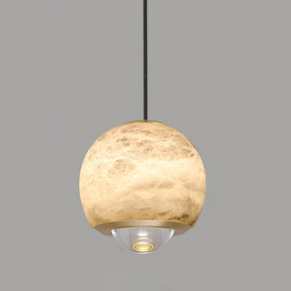Zephaan Suspension Laiton Albâtre Moderne Minimaliste