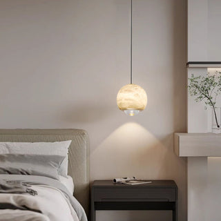 Zephaan Suspension Laiton Albâtre Moderne Minimaliste