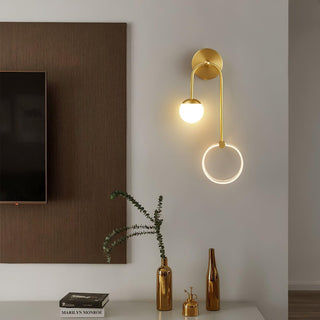 Warren Applique Murale LED Laiton Minimaliste Moderne