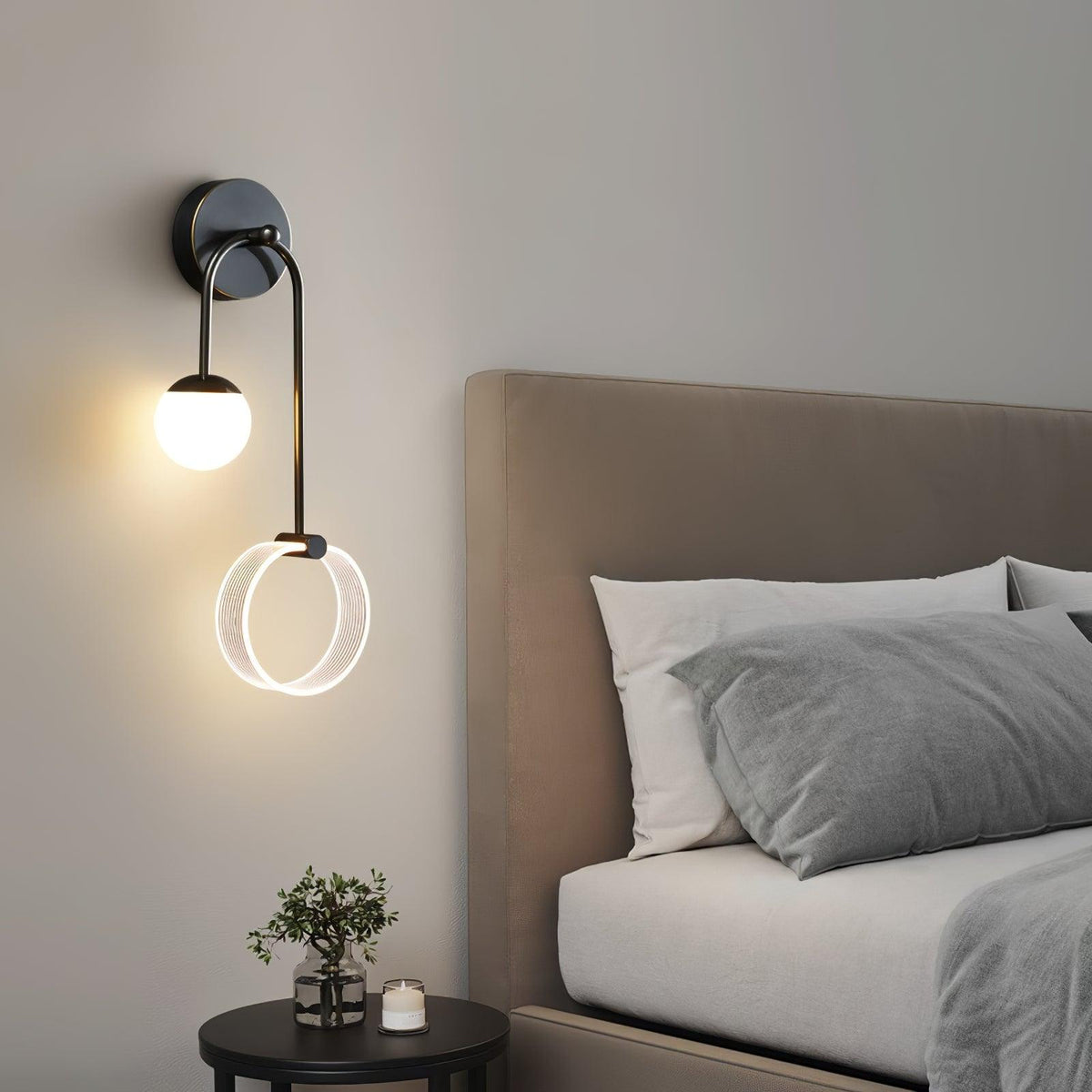 Edruna Applique Murale LED Laiton Minimaliste Moderne