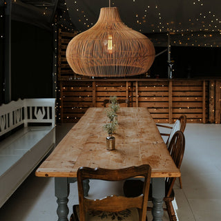 Elsilira Suspension Rotin Élégance Naturelle