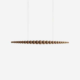 Favon Lustre en Bois à Perles
