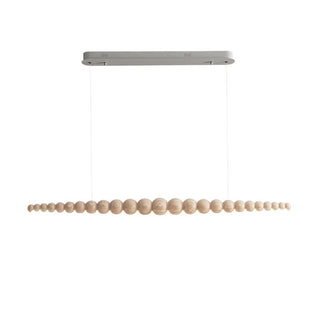 Favon Lustre en Bois à Perles