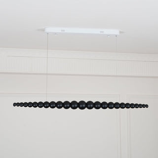 Favon Lustre en Bois à Perles