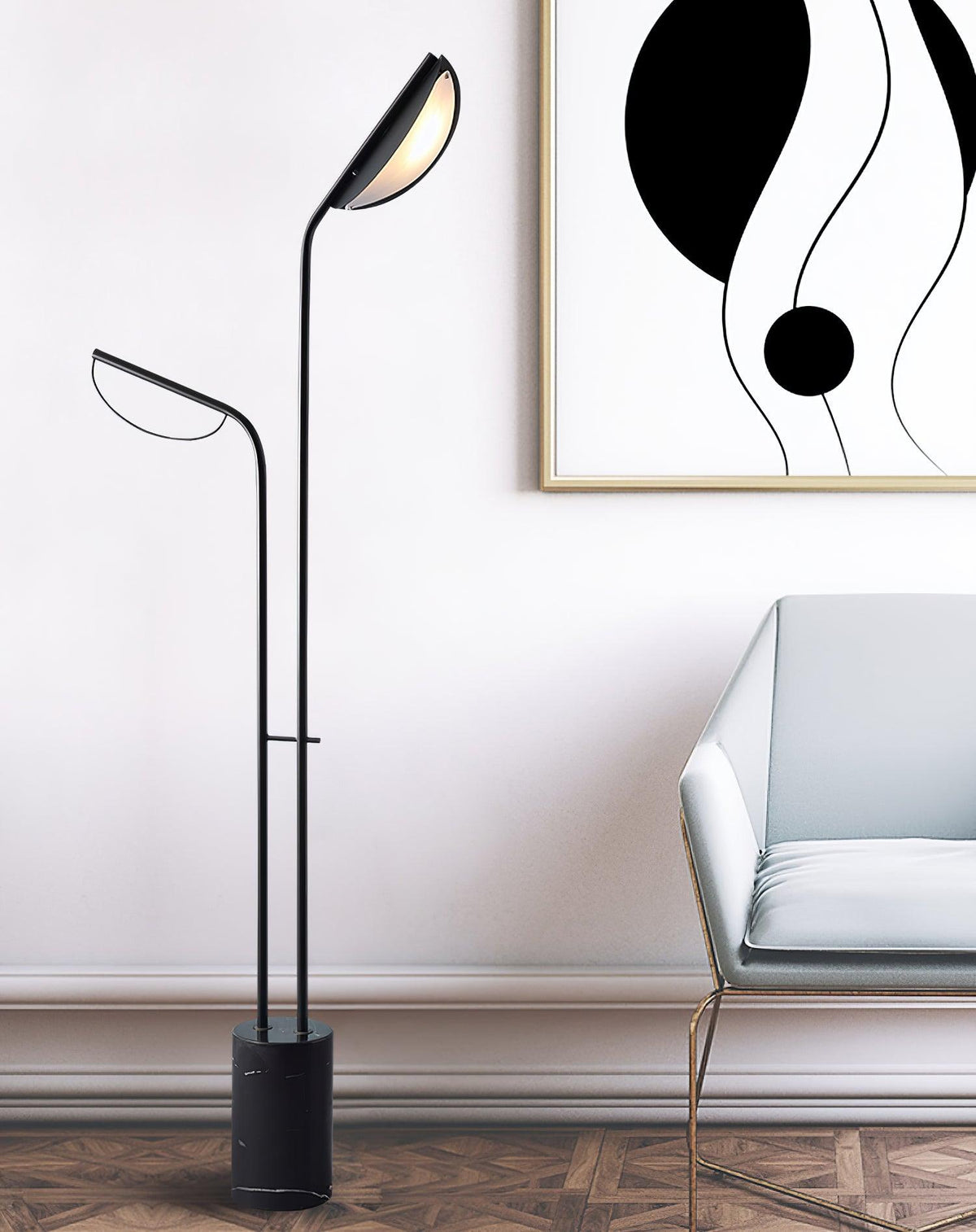 Selarielle Lampadaire en Marbre Minimaliste
