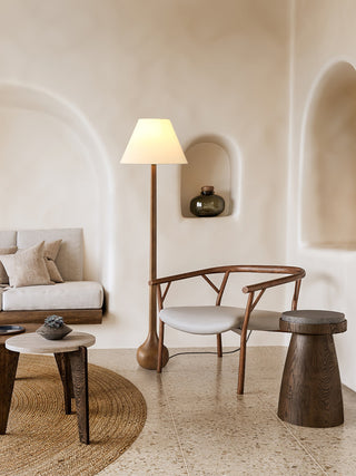 Elviseria Lampadaire en Bois