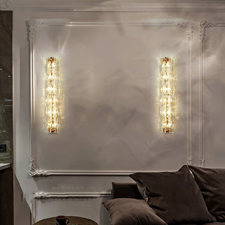 Lumix Lampe Murale en Laiton et Verre Glam