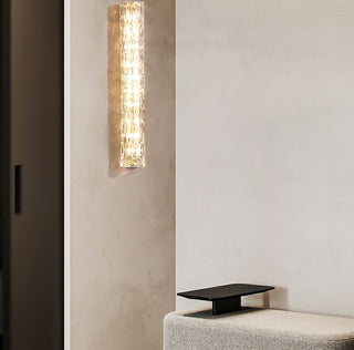 Lumix Lampe Murale en Laiton et Verre Glam