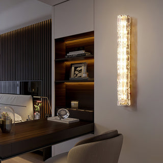 Lumix Lampe Murale en Laiton et Verre Glam