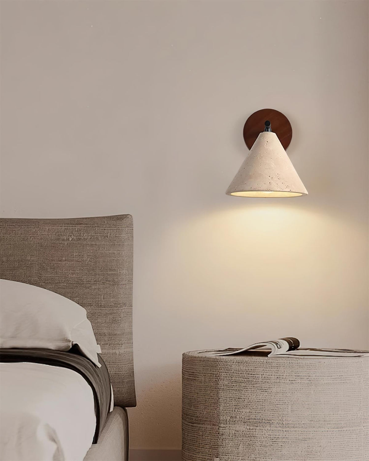 Tavero Modern Cone Wall Sconce-Neutral Decor