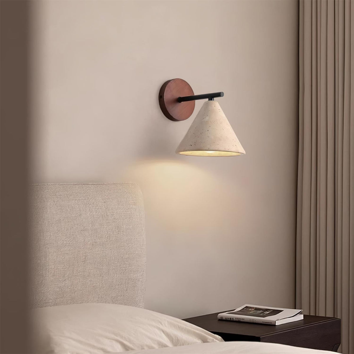 Tavero Modern Cone Wall Sconce-Neutral Decor