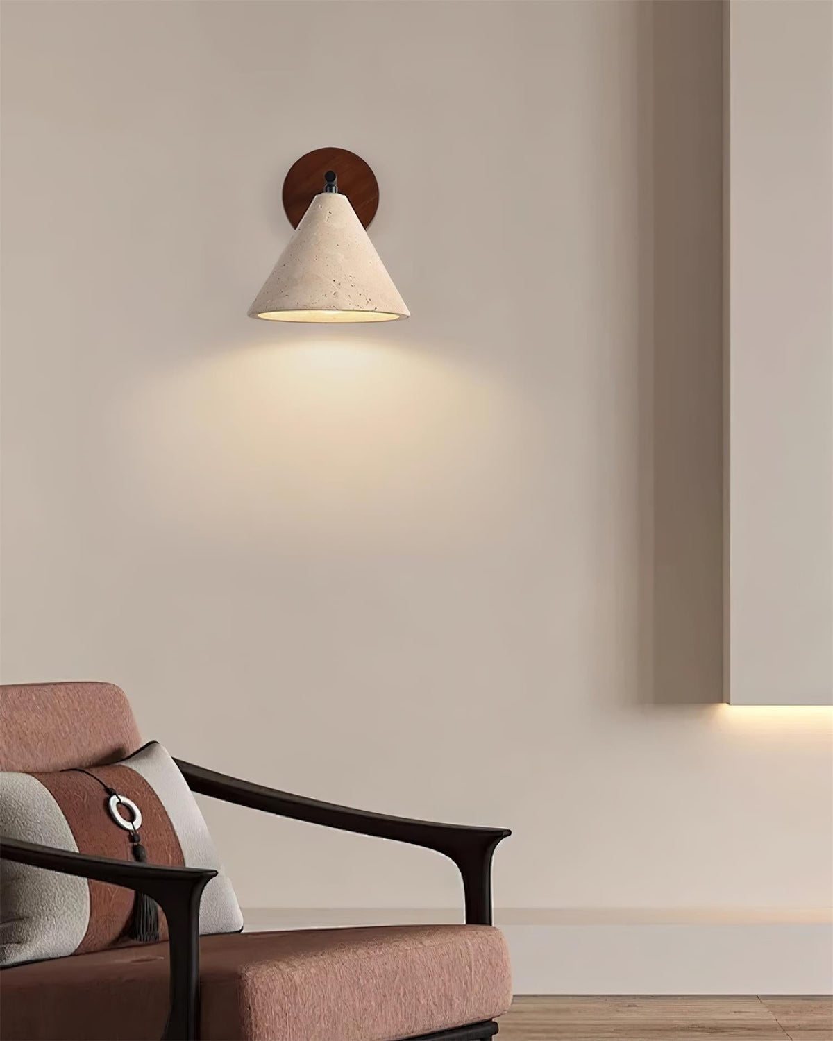 Tavero Modern Cone Wall Sconce-Neutral Decor