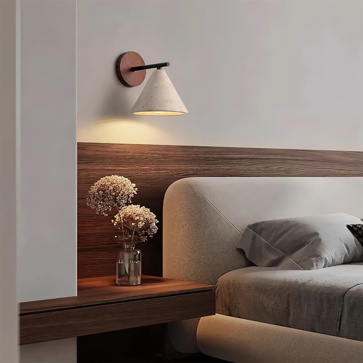 Tavero Modern Cone Wall Sconce-Neutral Decor
