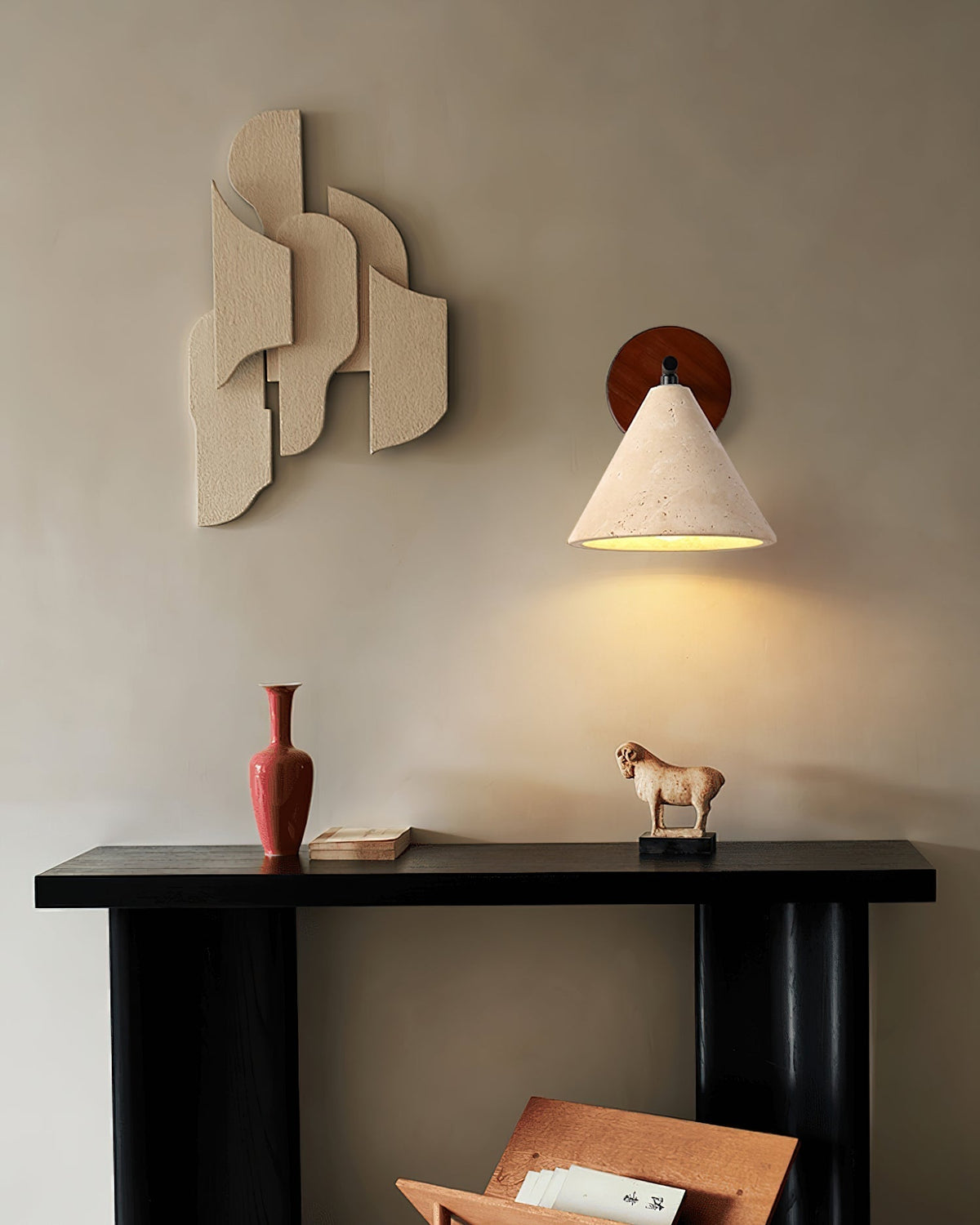 Tavero Modern Cone Wall Sconce-Neutral Decor
