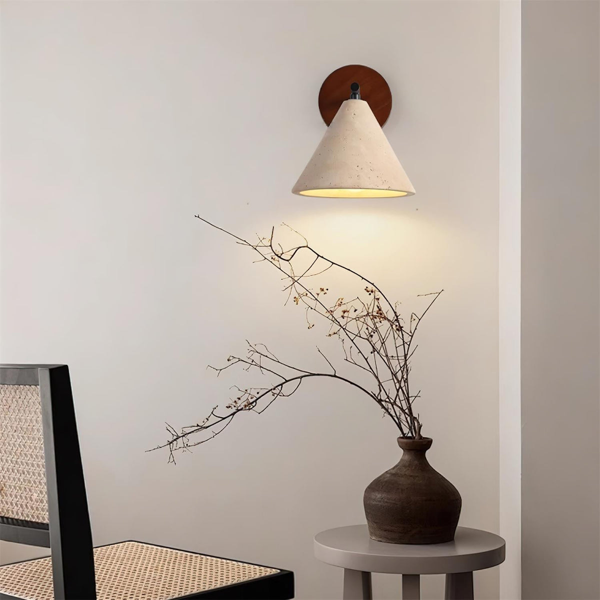 Tavero Modern Cone Wall Sconce-Neutral Decor