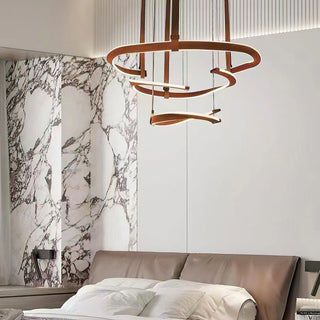 Cesorora Lustre en Cuir Artificiel Incurvé