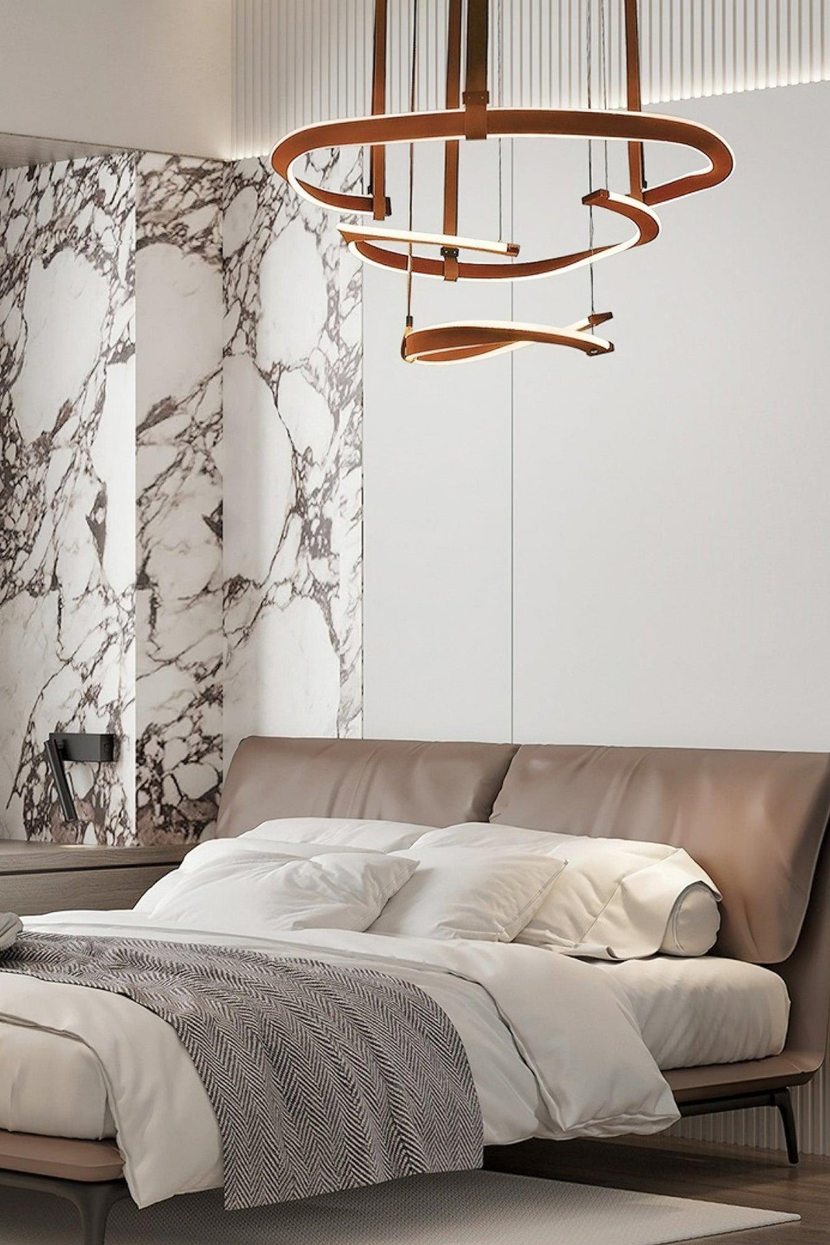 Cesorora Lustre en Cuir Artificiel Incurvé
