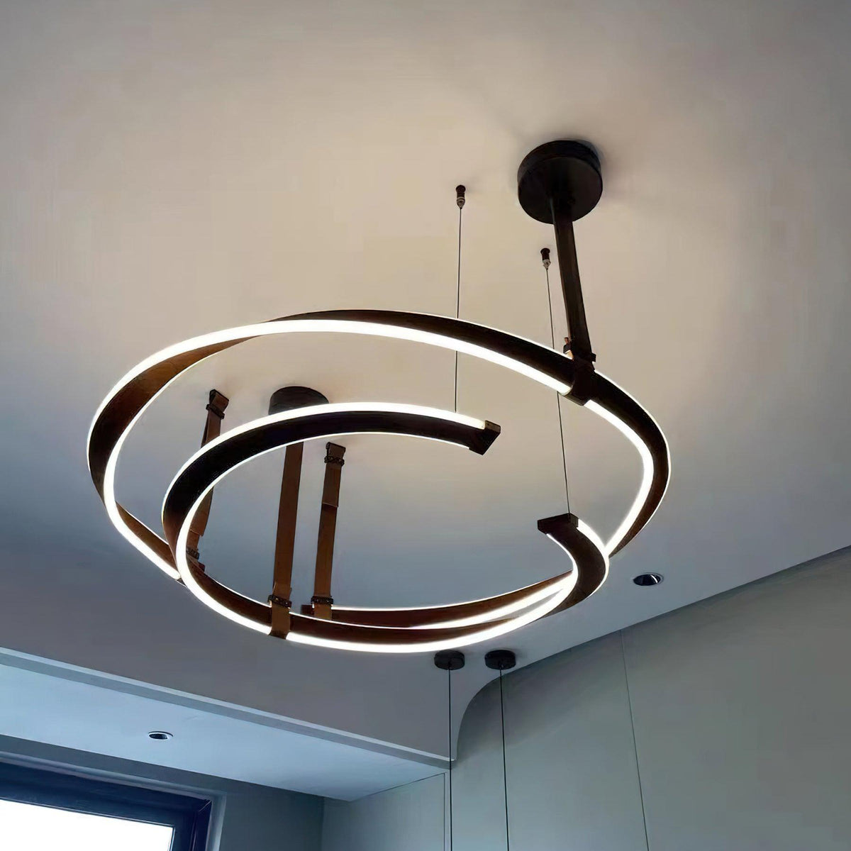 Cesorora Lustre en Cuir Artificiel Incurvé
