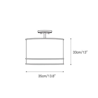 Imarisra Plafonnier Métal Moderne Minimaliste