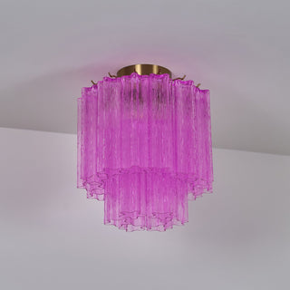Eirarian Plafonnier en Verre de Murano Violet à Étagères