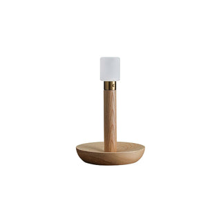 Lumaice Lampe de Table en Bois Minimaliste