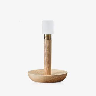 Lumaice Lampe de Table en Bois Minimaliste