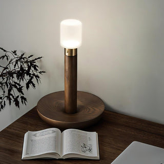 Lumaice Lampe de Table en Bois Minimaliste