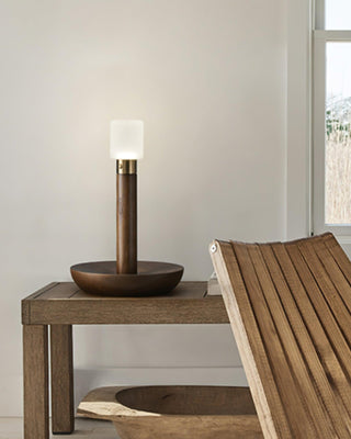 Lumaice Lampe de Table en Bois Minimaliste