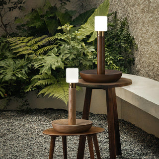 Lumaice Lampe de Table en Bois Minimaliste