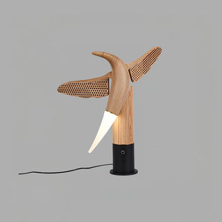 Joanne Contemporary Wood Table Lamp-Neutral Decor