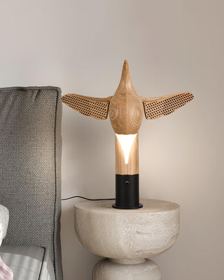 Joanne Contemporary Wood Table Lamp-Neutral Decor