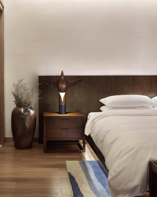 Joanne Contemporary Wood Table Lamp-Neutral Decor