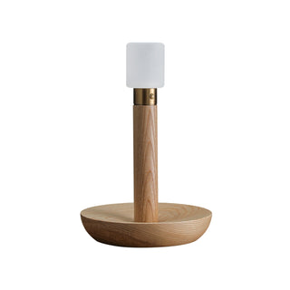 Lumaice Lampe de Table en Bois Minimaliste