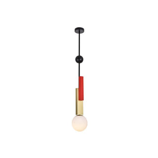 Solara Suspension Double Globe Barres Linéaires Géométrique