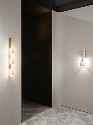 Fizi Applique Murale Cuivre Métal Verre Moderne