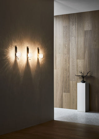 Fizi Applique Murale Cuivre Métal Verre Moderne