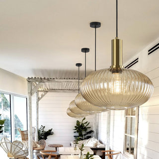 Flair Glass Pendant Lamp-Neutral Decor