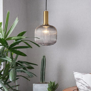 Flair Glass Pendant Lamp-Neutral Decor